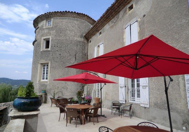 Chateau De Mauras Chomérac Exteriör bild