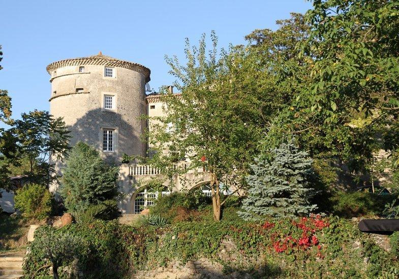 Chateau De Mauras Chomérac Exteriör bild